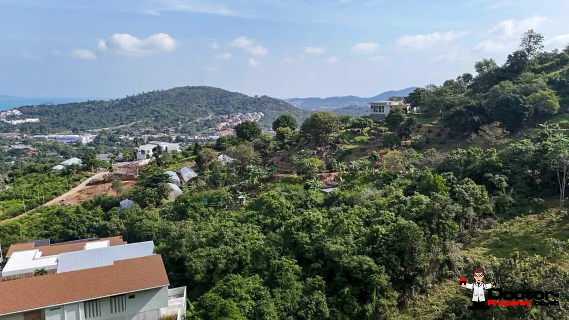 2357 SQM Land with Sea View in Bo Phut, Koh Samui – For Sale