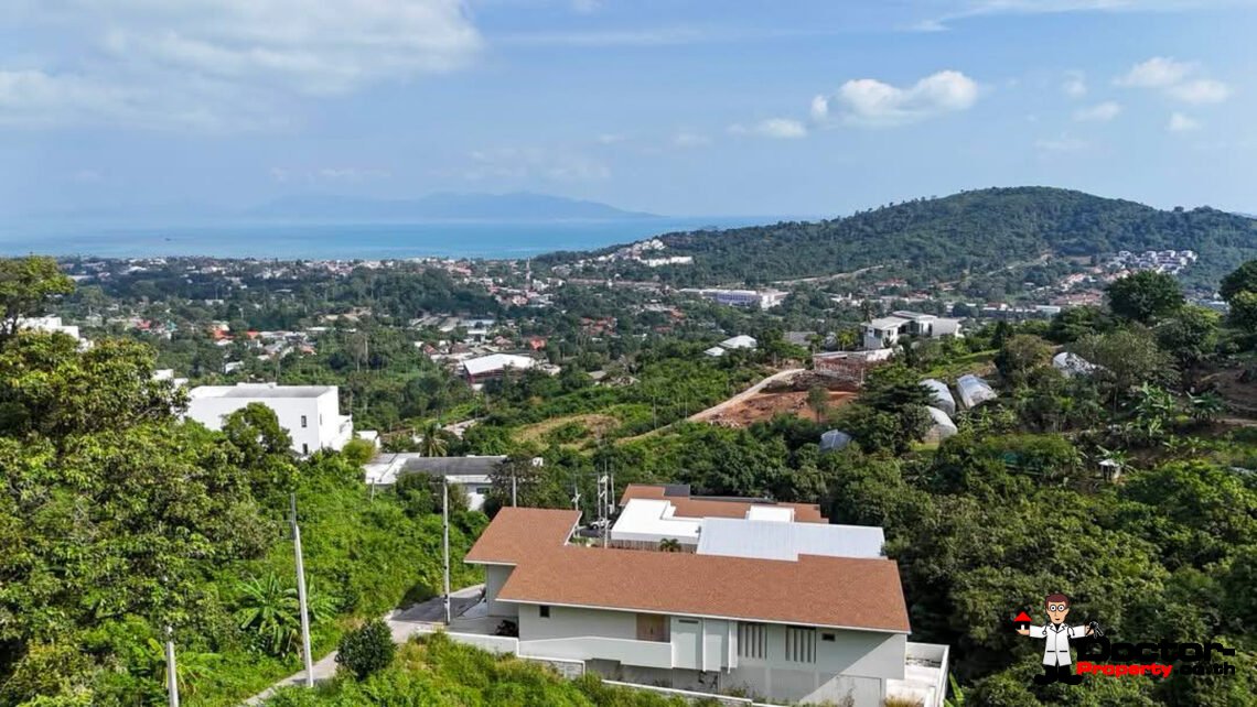 2357 SQM Land with Sea View in Bo Phut, Koh Samui – For Sale