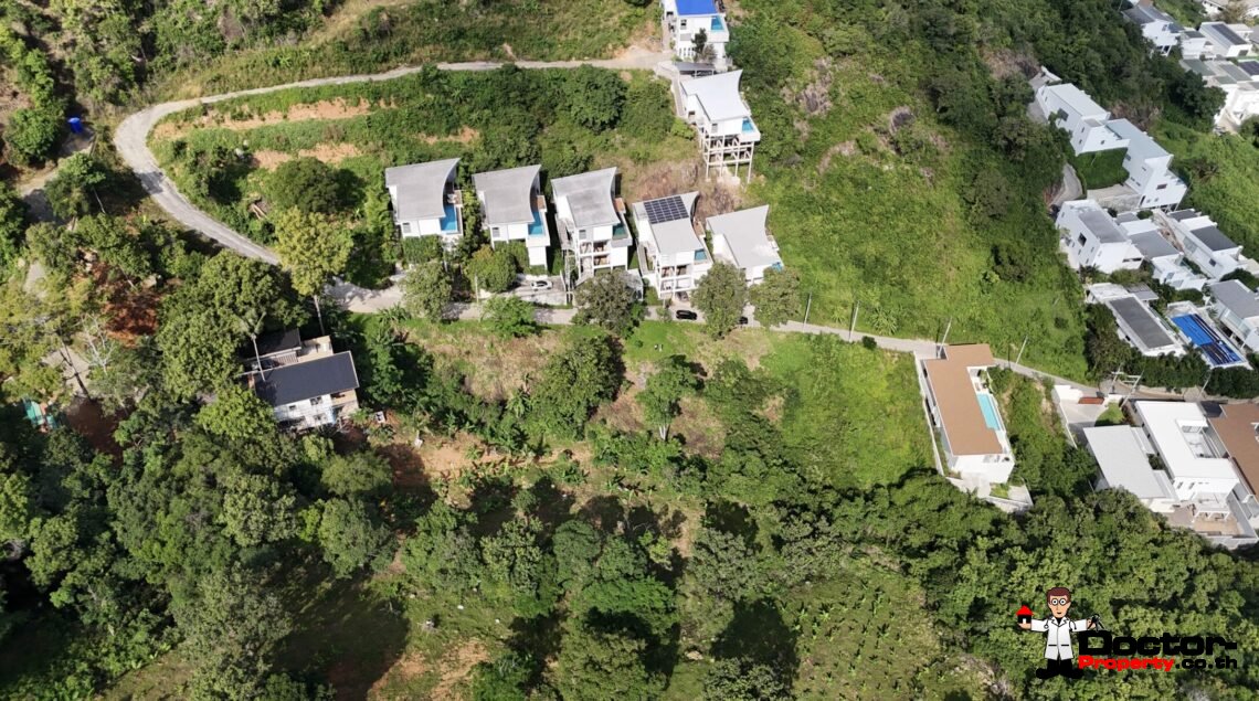 2357 SQM Land with Partial Sea View in Bo Phut, Koh Samui – For Sale