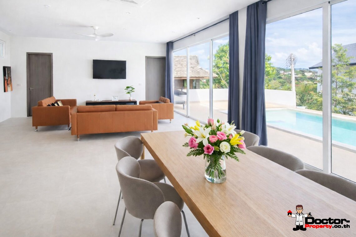 New 3 Bedroom Pool Villa in Plai Laem, Koh Samui – For Sale