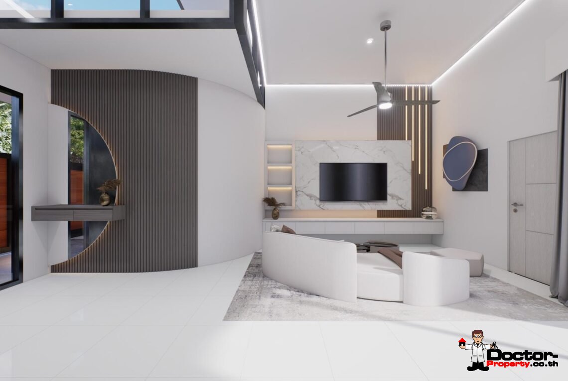 Modern 2 Bedroom Pool Villa in Mae Nam, Koh Samui – For Sale