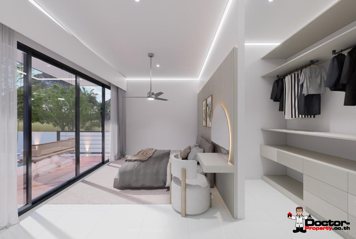 Modern 2 Bedroom Pool Villa in Mae Nam, Koh Samui – For Sale