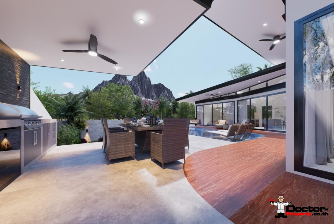 Modern 2 Bedroom Pool Villa in Mae Nam, Koh Samui – For Sale