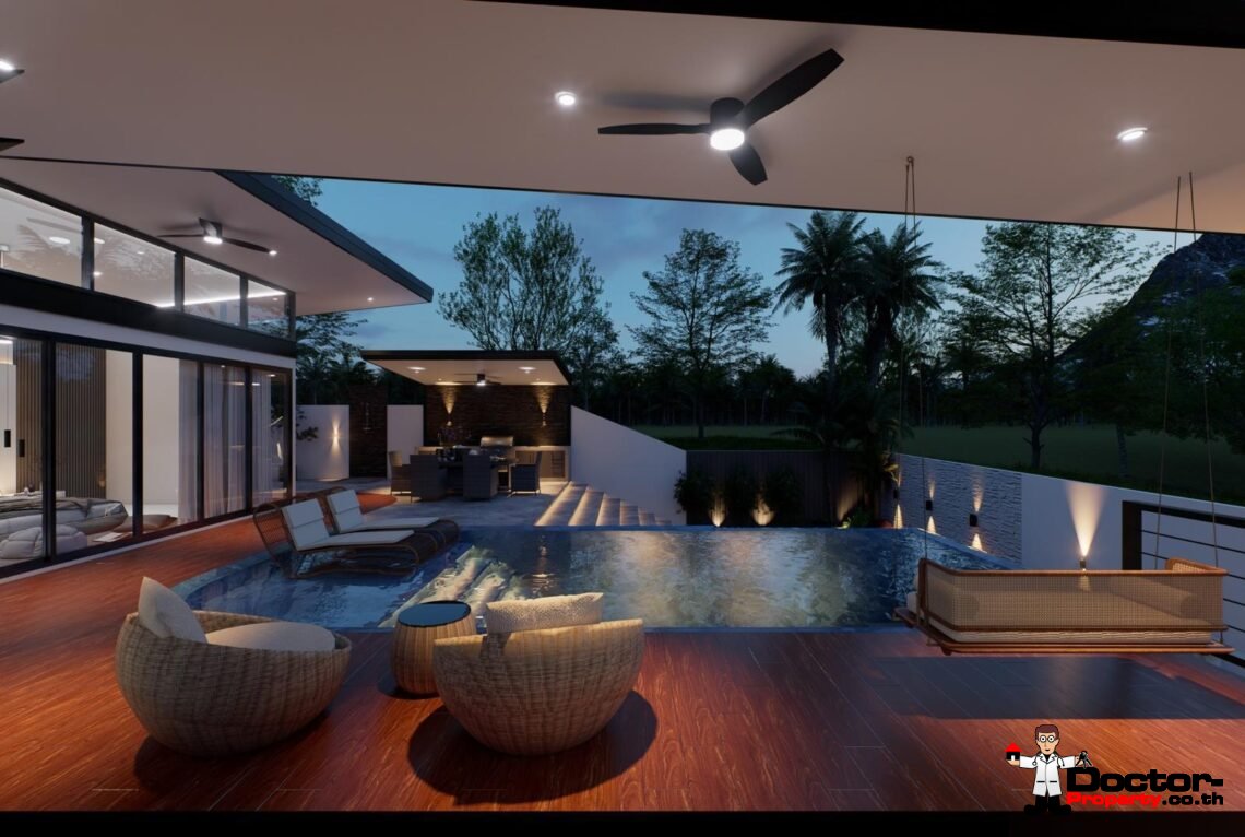 Modern 2 Bedroom Pool Villa in Mae Nam, Koh Samui – For Sale