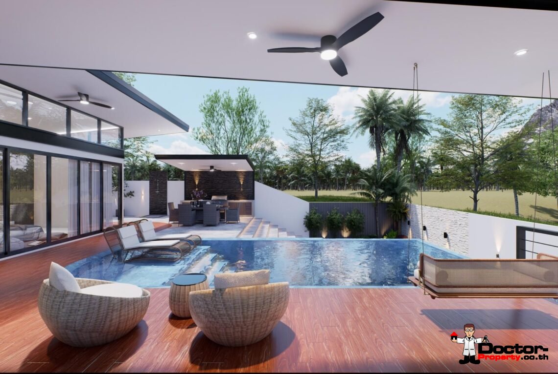 Modern 2 Bedroom Pool Villa in Mae Nam, Koh Samui – For Sale