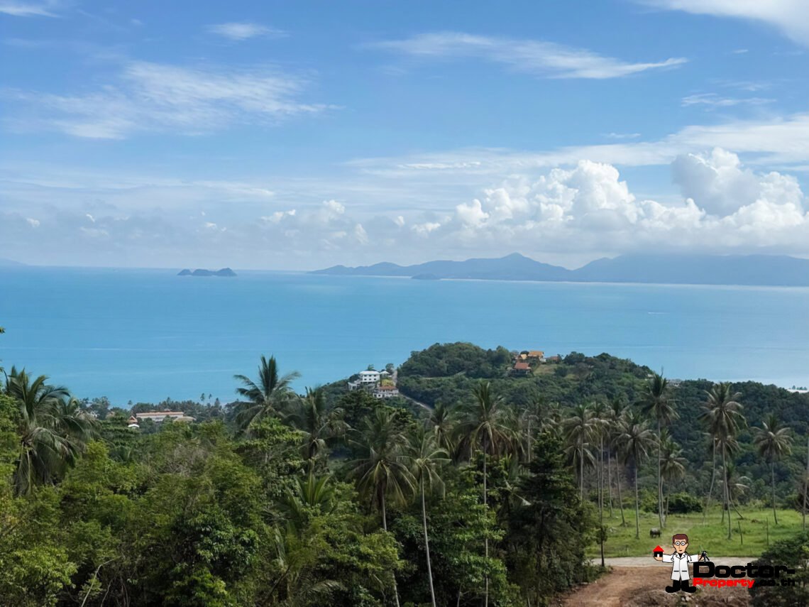 1600 SQM Land with Sea view in Bang Por, Koh Samui – For Sale