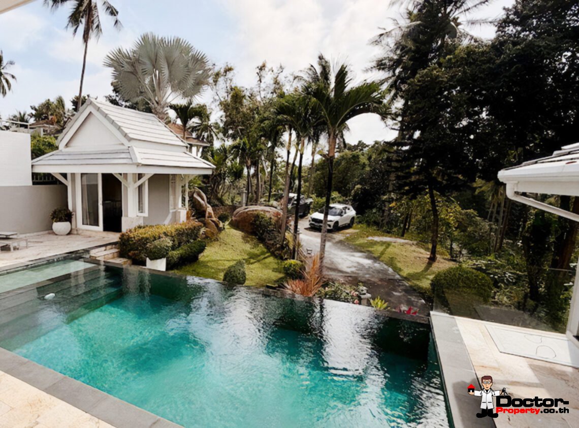 3 Bedroom Private Pool Villa in Chaweng Hills, Koh Samui – For Sale