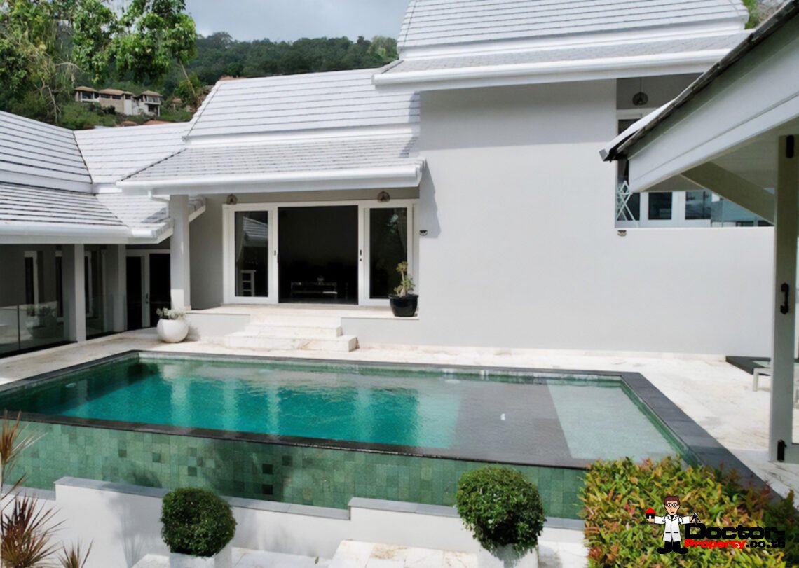 3 Bedroom Private Pool Villa in Chaweng Hills, Koh Samui – For Sale