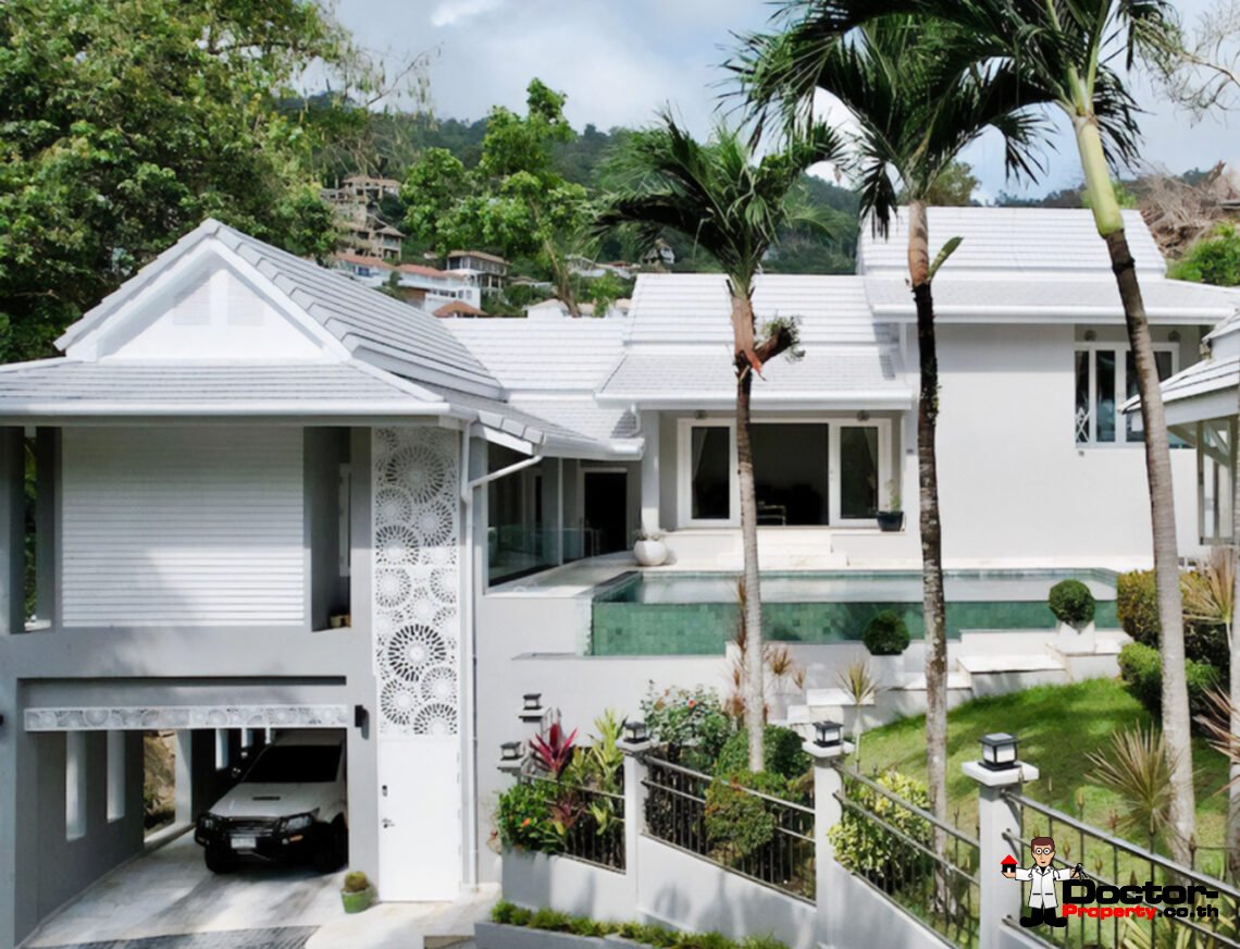 3 Bedroom Private Pool Villa in Chaweng Hills, Koh Samui – For Sale