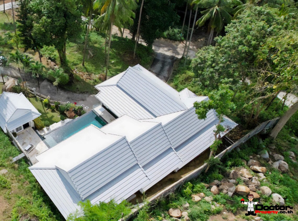 3 Bedroom Private Pool Villa in Chaweng Hills, Koh Samui – For Sale