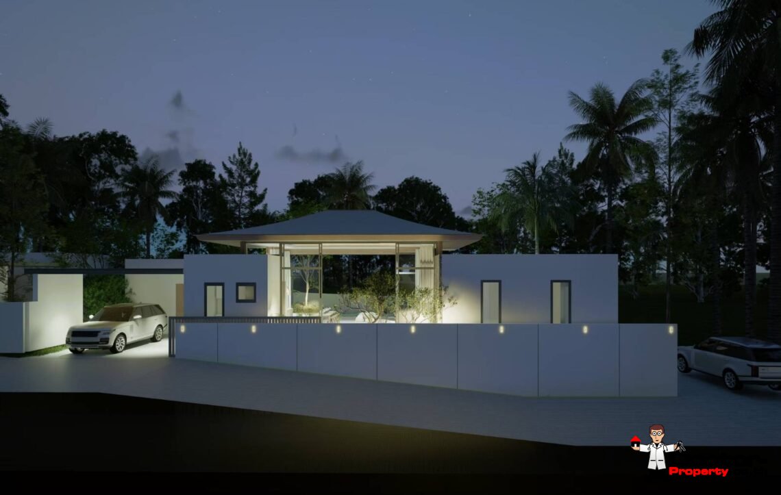 Modern 3 Bedroom Private Pool Villa in Mae Nam, Koh Samui – For Sale