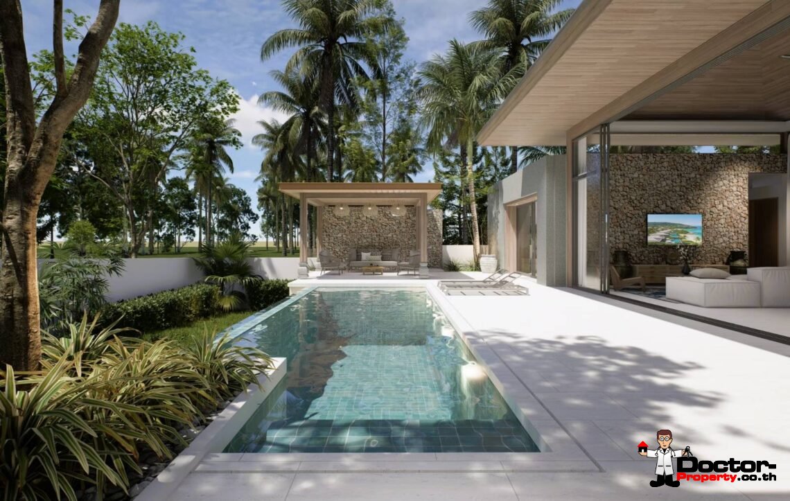 Modern 3 Bedroom Private Pool Villa in Mae Nam, Koh Samui – For Sale