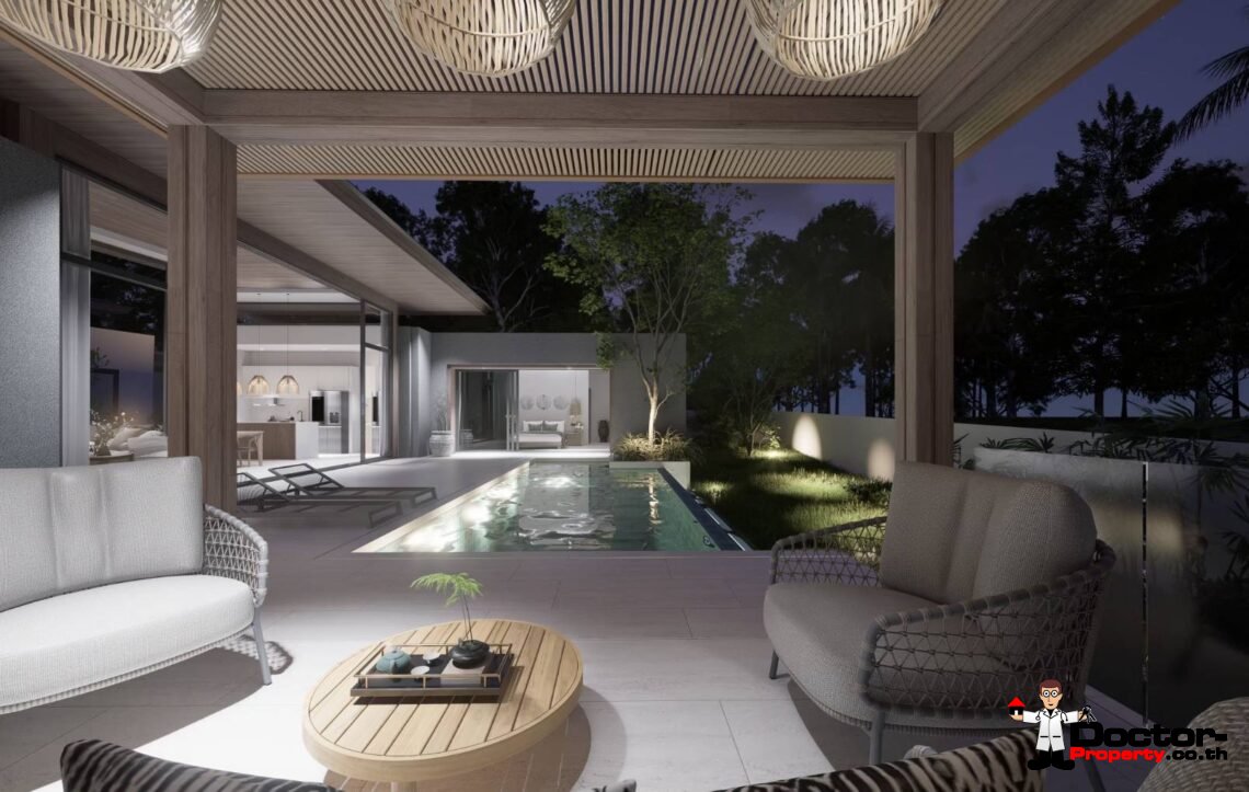 Modern 3 Bedroom Private Pool Villa in Mae Nam, Koh Samui – For Sale