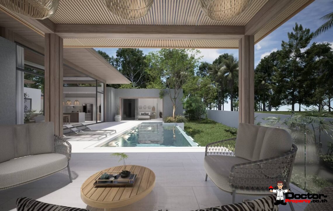 Modern 3 Bedroom Private Pool Villa in Mae Nam, Koh Samui – For Sale
