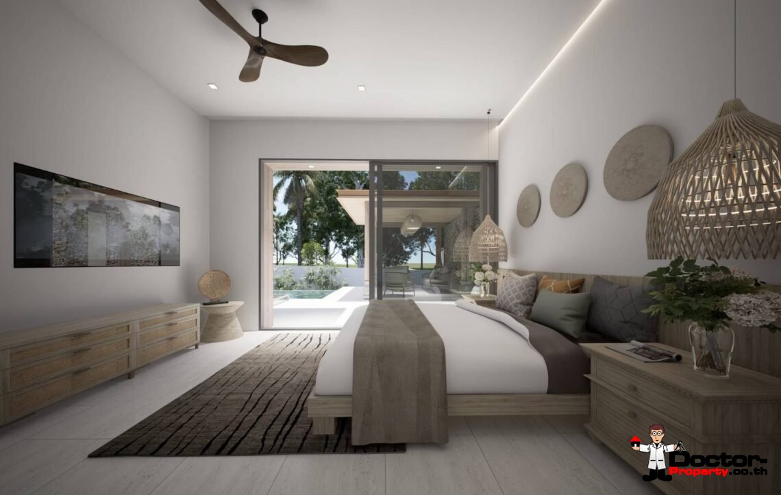 Modern 3 Bedroom Private Pool Villa in Mae Nam, Koh Samui – For Sale