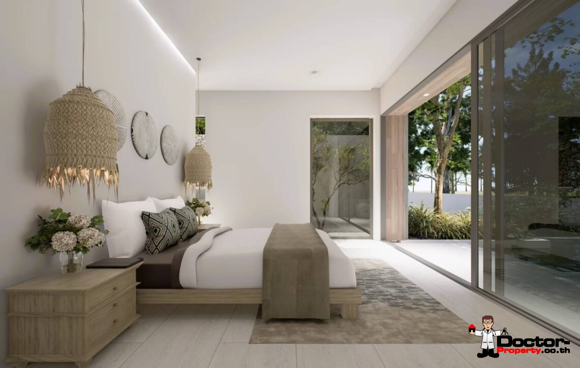 Modern 3 Bedroom Private Pool Villa in Mae Nam, Koh Samui – For Sale