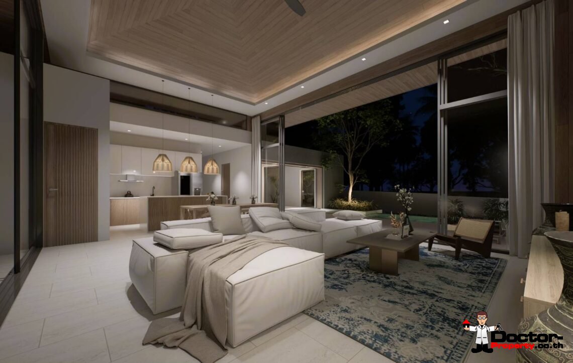 Modern 3 Bedroom Private Pool Villa in Mae Nam, Koh Samui – For Sale