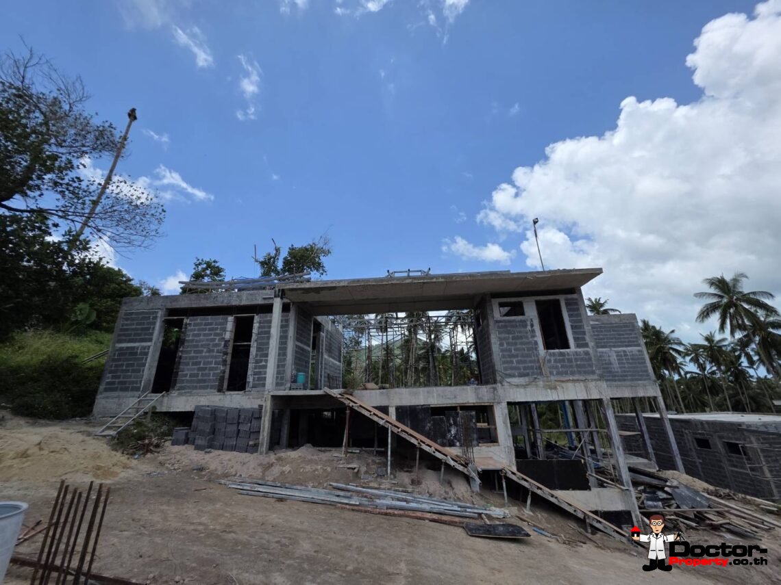 Modern 3 Bedroom Private Pool Villa in Mae Nam, Koh Samui – For Sale