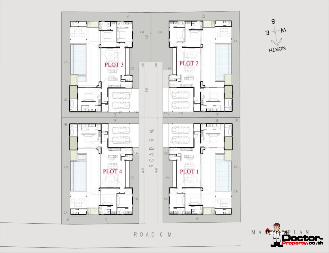 Modern 3 Bedroom Private Pool Villa in Mae Nam, Koh Samui – For Sale