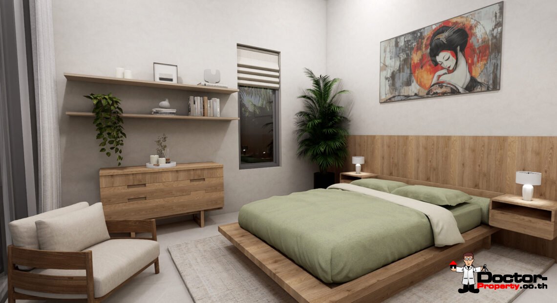 Modern 4 Bedroom – Two Storey Private Pool Villa in Plai Laem, Koh Samui – For Sale