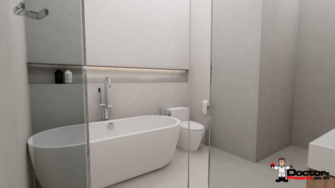 Modern 4 Bedroom – Two Storey Private Pool Villa in Plai Laem, Koh Samui – For Sale