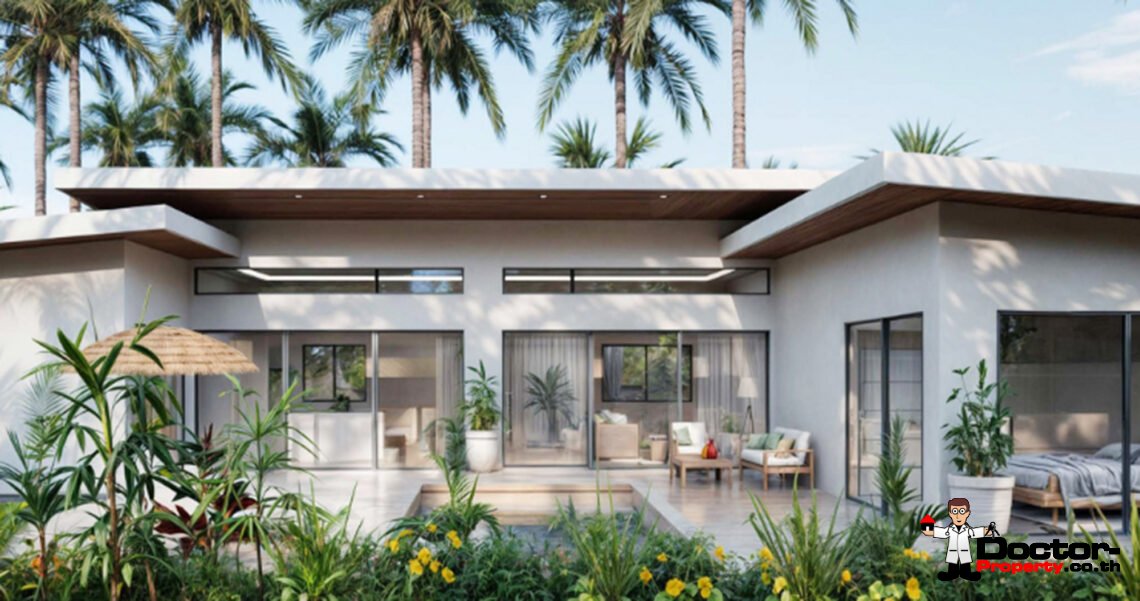 3 Bedroom Private Pool Villa in Mae Nam, Koh Samui – For Sale