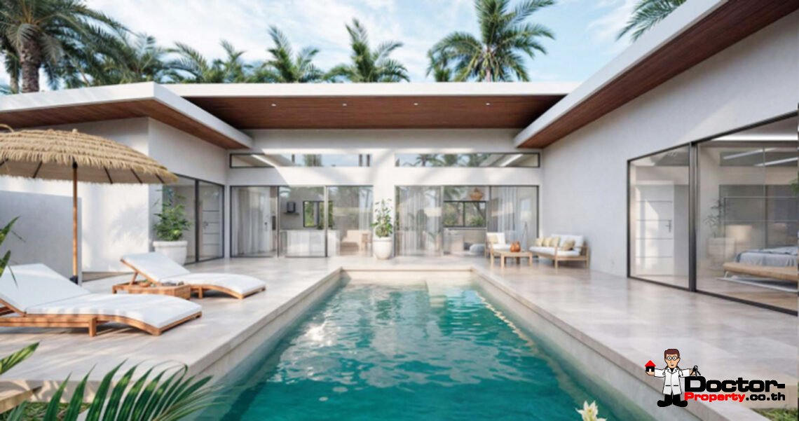 3 Bedroom Private Pool Villa in Mae Nam, Koh Samui – For Sale