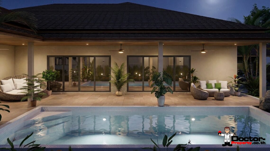 Spacious 3 Bedroom Garden Villa with Private Pool in Mae Nam, Koh Samui – For Sale