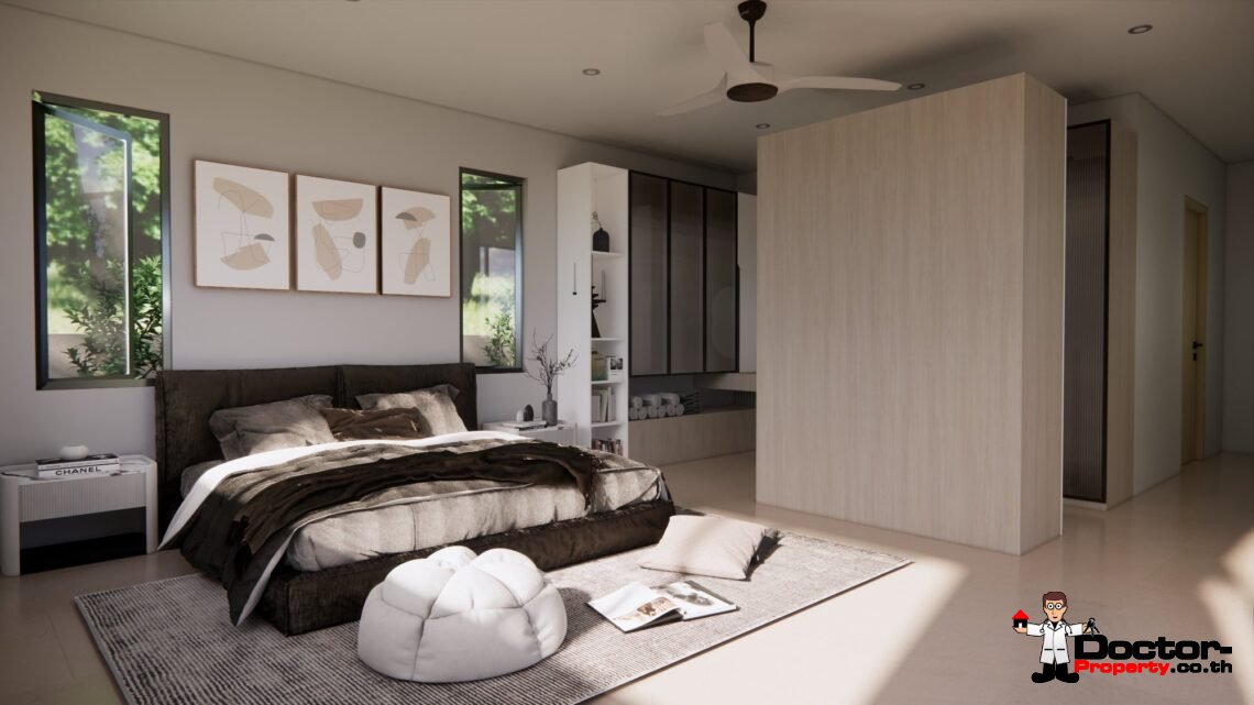 Spacious 3 Bedroom Garden Villa with Private Pool in Mae Nam, Koh Samui – For Sale