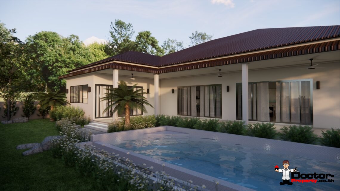 Spacious 3 Bedroom Garden Villa with Private Pool in Mae Nam, Koh Samui – For Sale