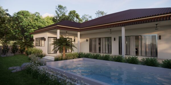 Spacious 3 Bedroom Garden Villa with Private Pool in Mae Nam, Koh Samui – For Sale