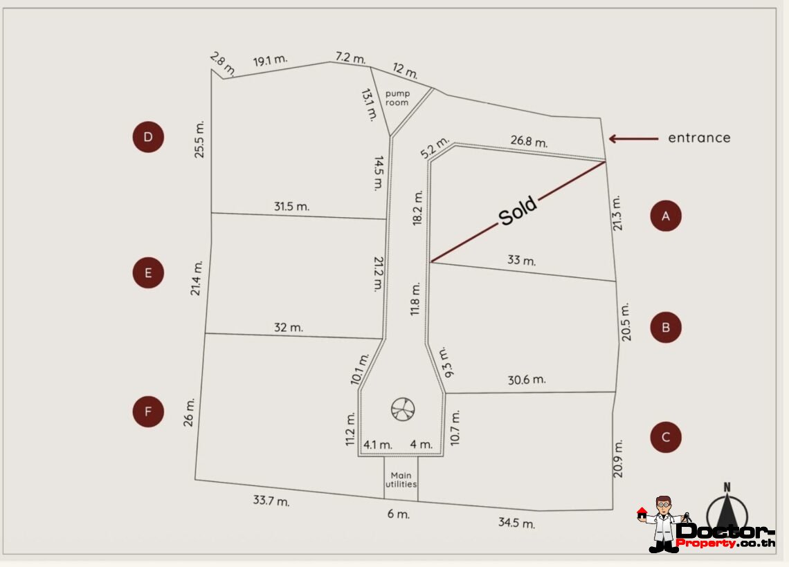 Spacious 3 Bedroom Garden Villa with Private Pool in Mae Nam, Koh Samui – For Sale