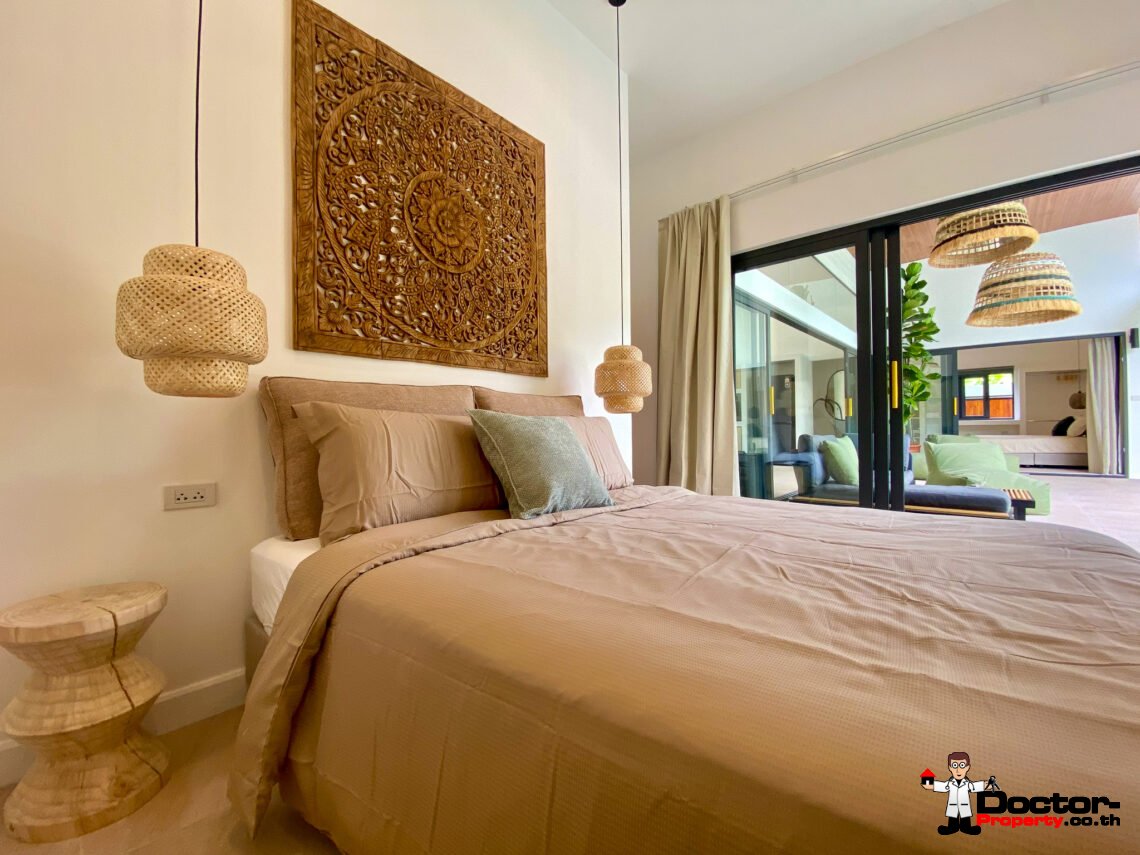 Modern Tropical 4 Bedroom Pool Villa in Lamai, Koh Samui – For Sale