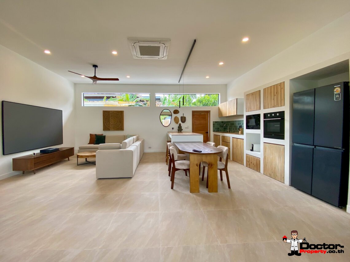 Modern Tropical 4 Bedroom Pool Villa in Lamai, Koh Samui – For Sale