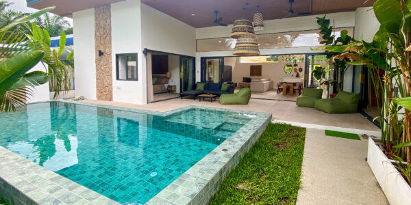 Modern Tropical 4 Bedroom Pool Villa in Lamai, Koh Samui – For Sale