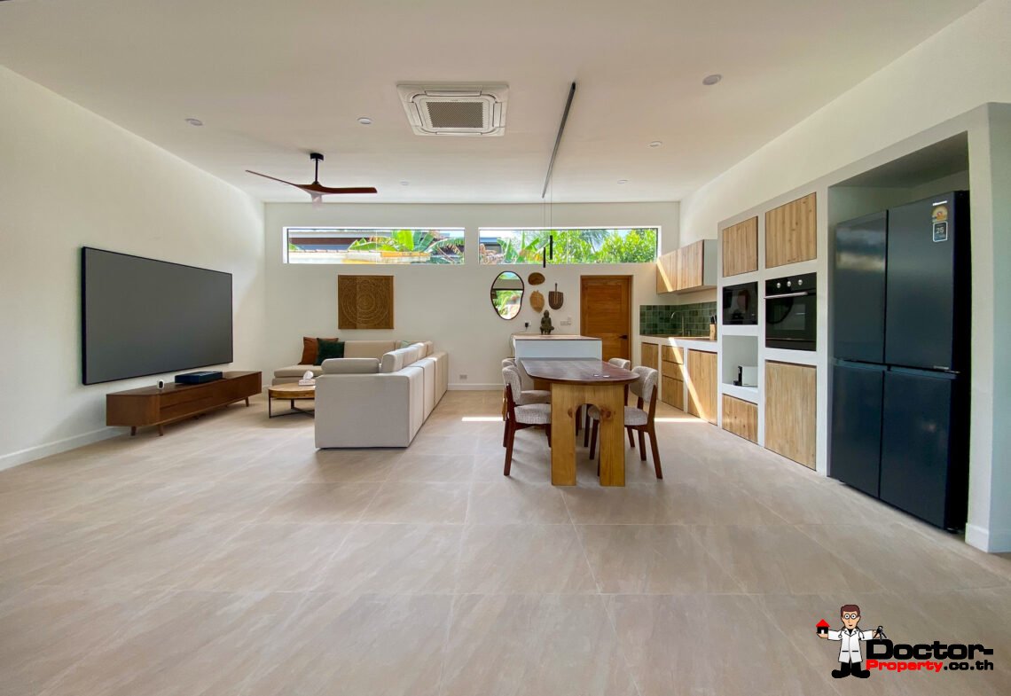 Modern Tropical 4 Bedroom Pool Villa in Lamai, Koh Samui – For Sale