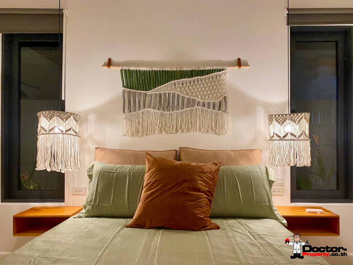 Modern Tropical 4 Bedroom Pool Villa in Lamai, Koh Samui – For Sale