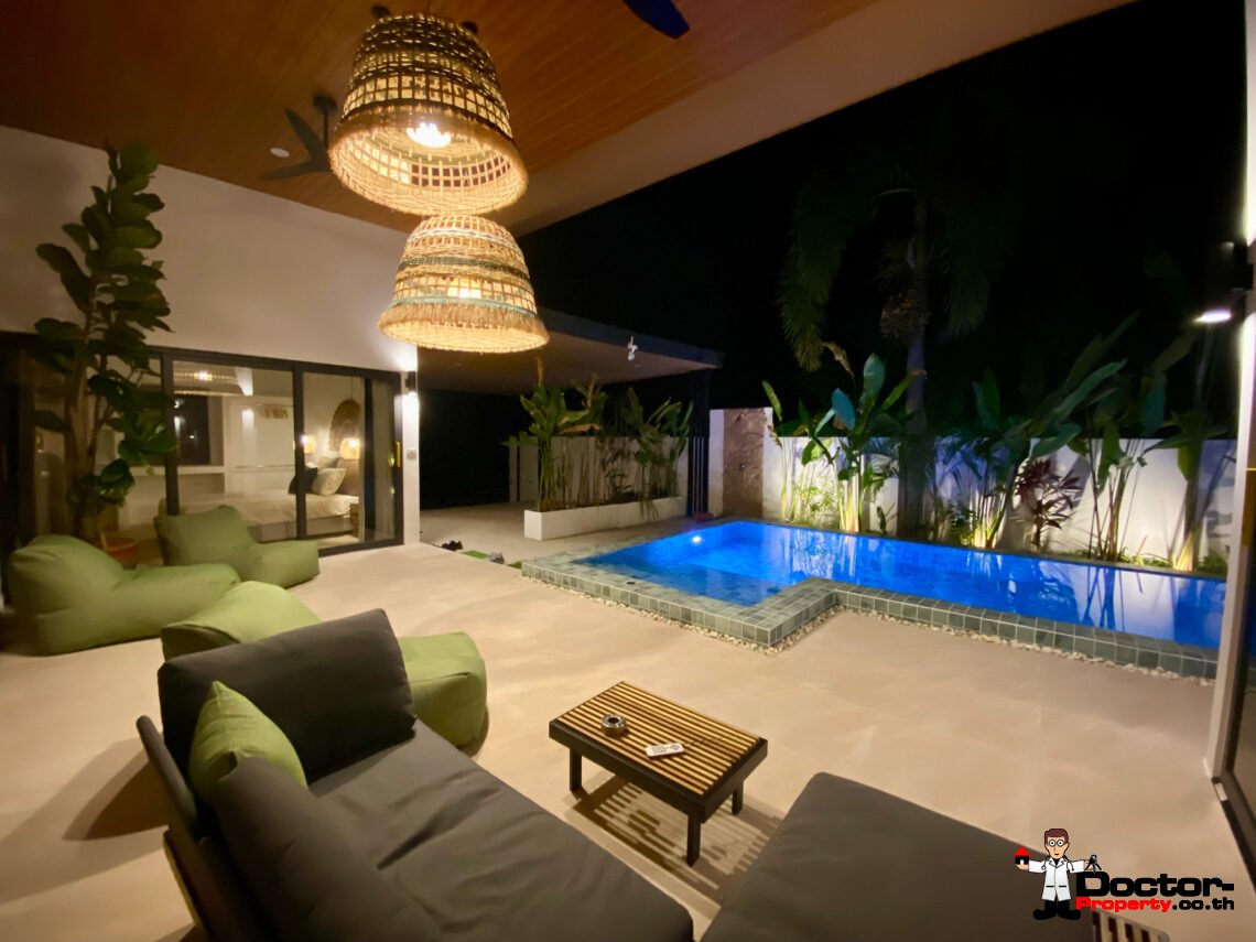 Modern Tropical 4 Bedroom Pool Villa in Lamai, Koh Samui – For Sale