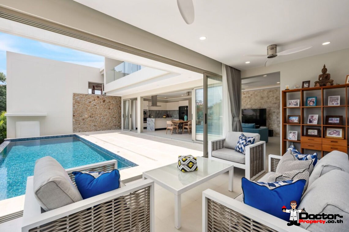 Luxury Modern 3 Bedroom Garden Pool Villa in Chaweng, Koh Samui – For Sale