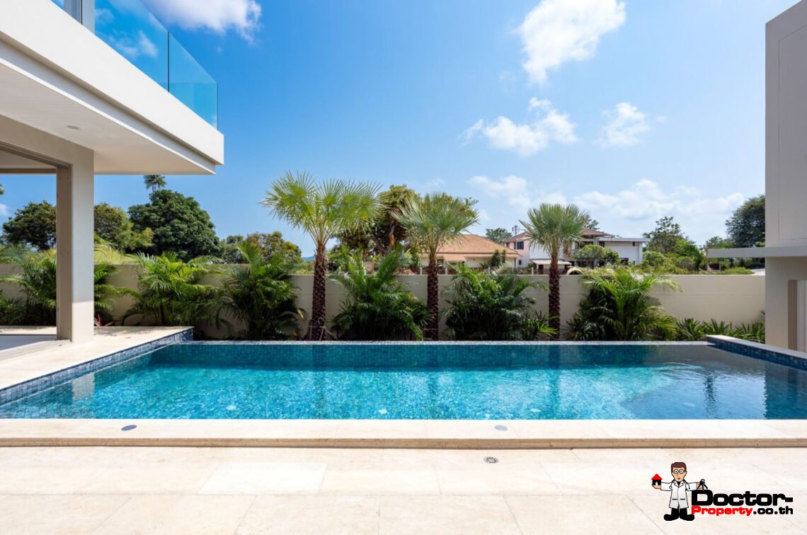 Luxury Modern 3 Bedroom Garden Pool Villa in Chaweng, Koh Samui – For Sale