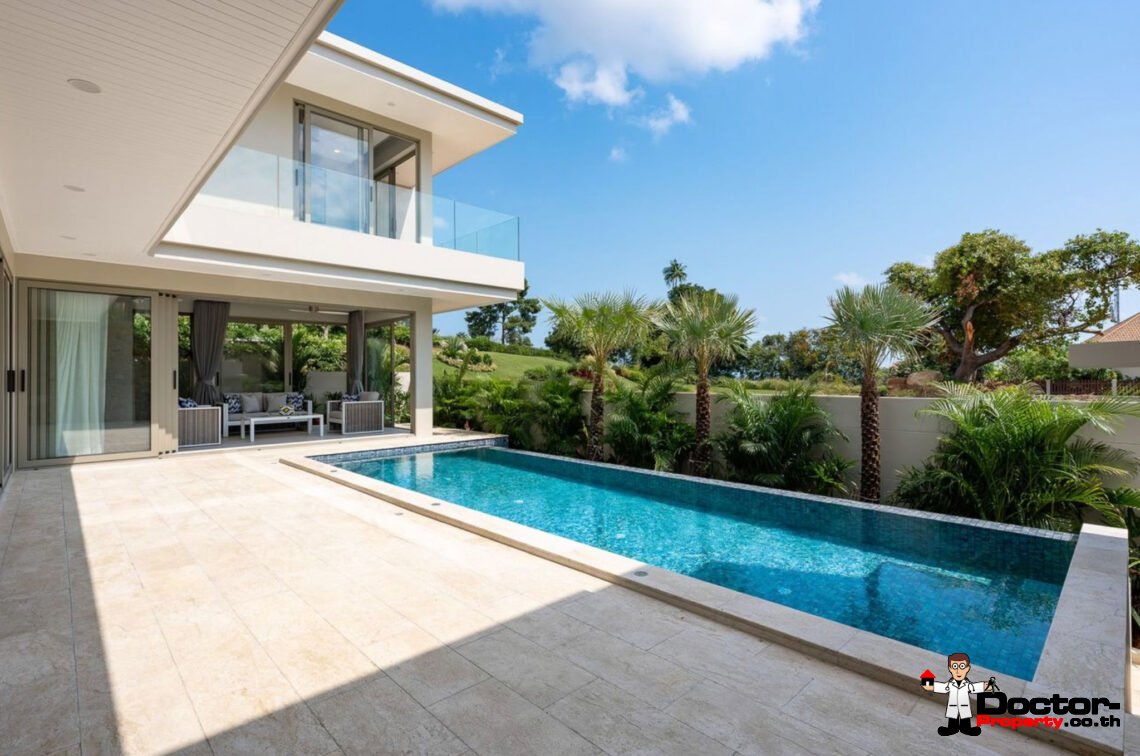 Luxury Modern 3 Bedroom Garden Pool Villa in Chaweng, Koh Samui – For Sale