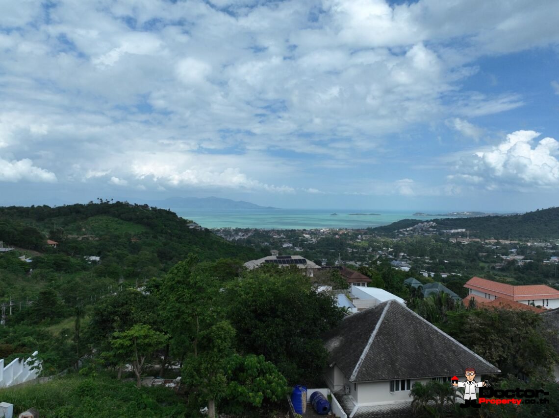 Land 566 Sqm with Sea View in Bo Phut, Koh Samui – For Sale