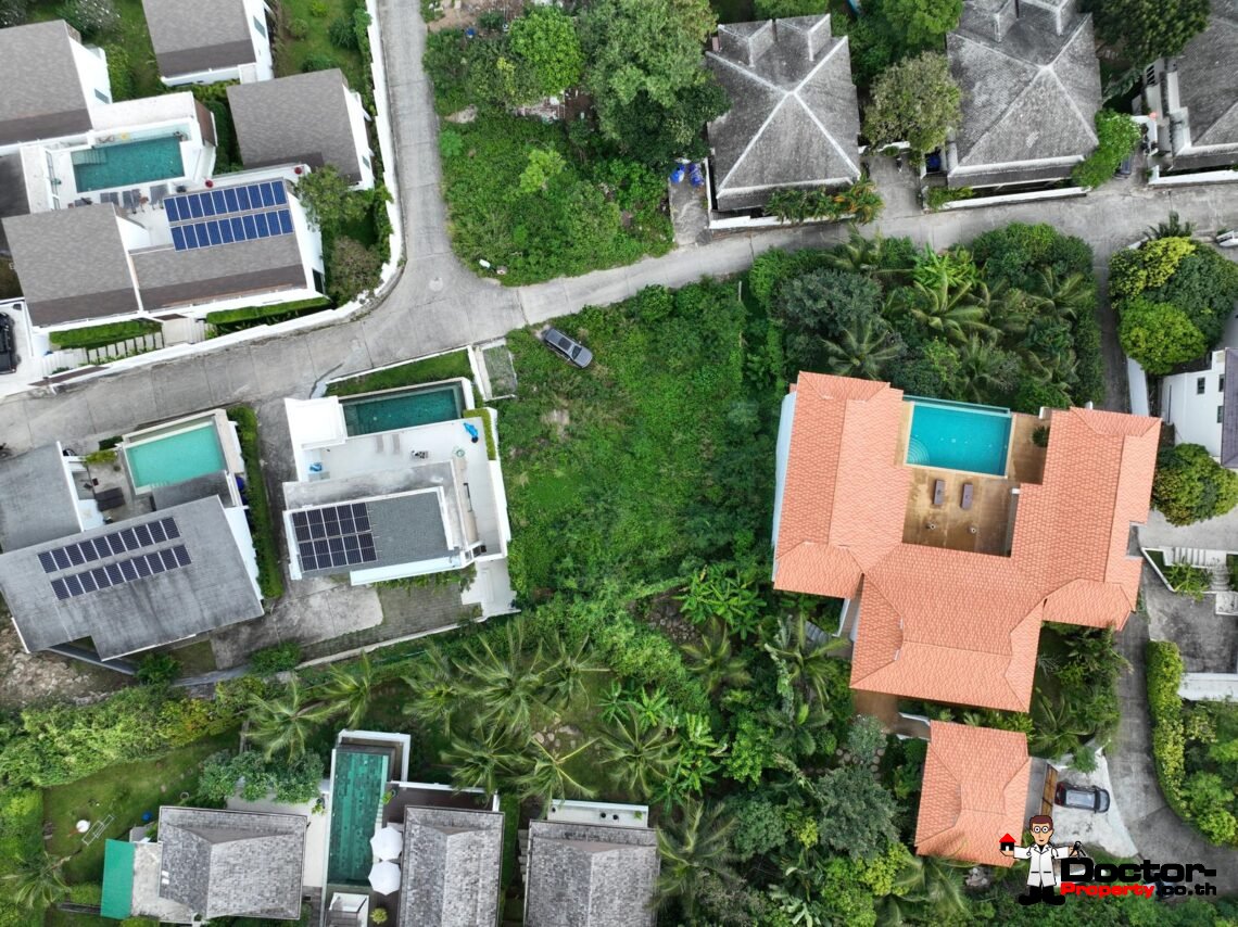 Land 566 Sqm with Sea View in Bo Phut, Koh Samui – For Sale