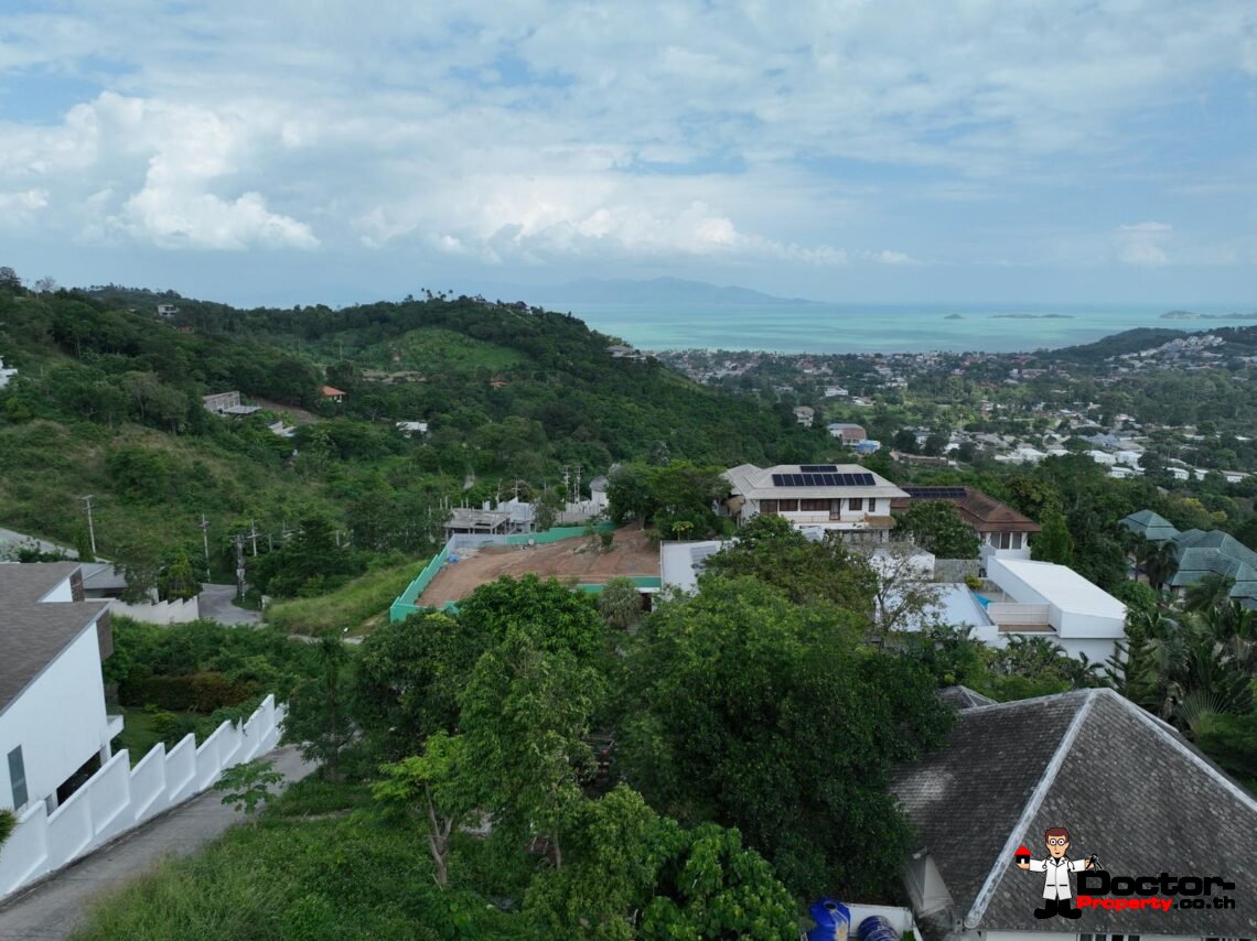 Land 566 Sqm with Sea View in Bo Phut, Koh Samui – For Sale