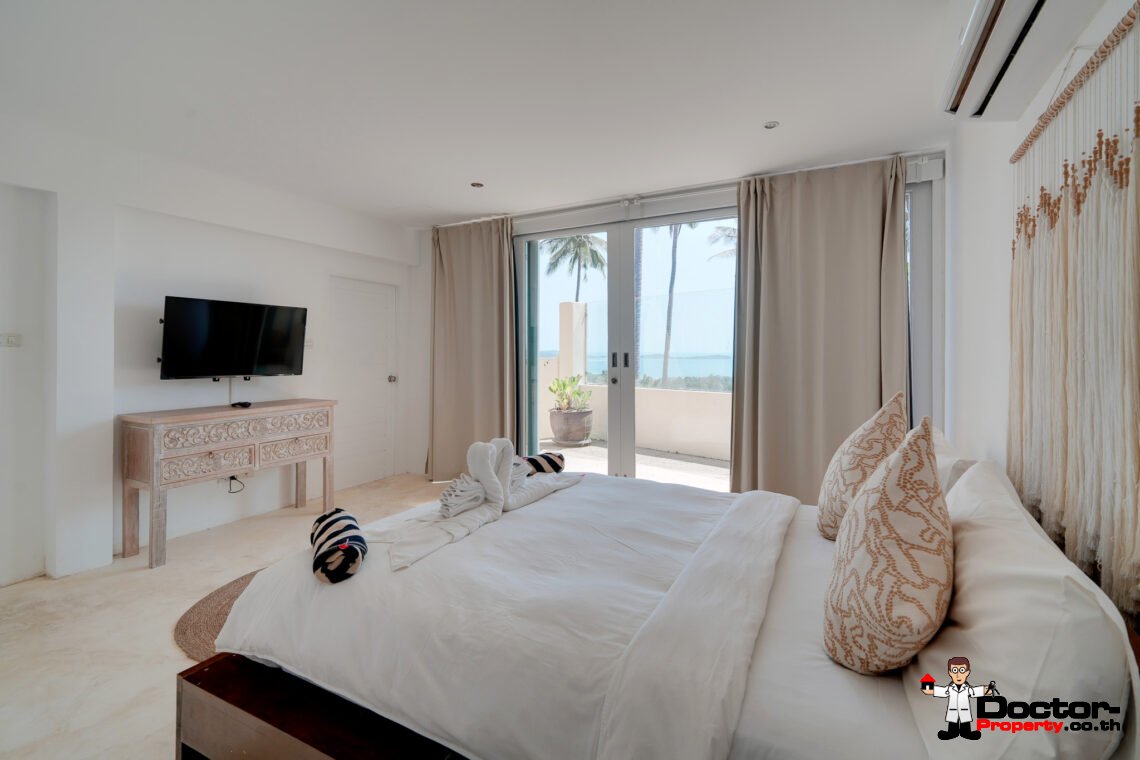 4+1 Bedroom Pool Villa with Sea View in Chaweng, Koh Samui – For Sale