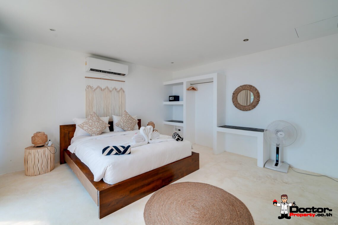 4+1 Bedroom Pool Villa with Sea View in Chaweng, Koh Samui – For Sale