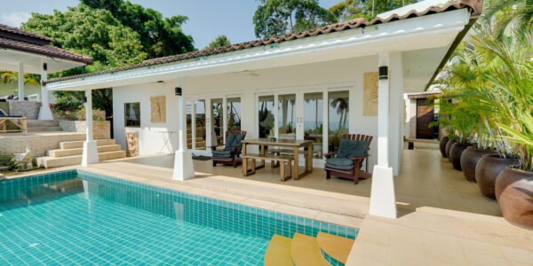 4+1 Bedroom Pool Villa with Sea View in Chaweng, Koh Samui – For Sale
