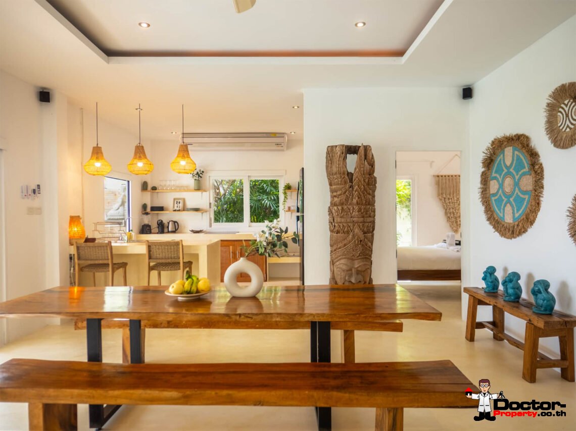 4+1 Bedroom Pool Villa with Sea View in Chaweng, Koh Samui – For Sale