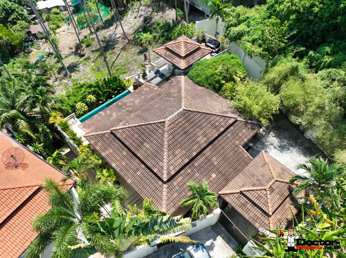4+1 Bedroom Pool Villa with Sea View in Chaweng, Koh Samui – For Sale