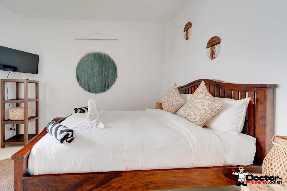 4+1 Bedroom Pool Villa with Sea View in Chaweng, Koh Samui – For Sale